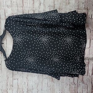 Worthington dots long sleeve blouse new nwt pxl xl petite